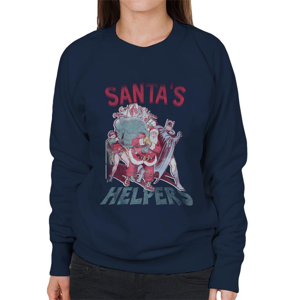 Batman Christmas Santa's Helpers Women's Sweatshirt