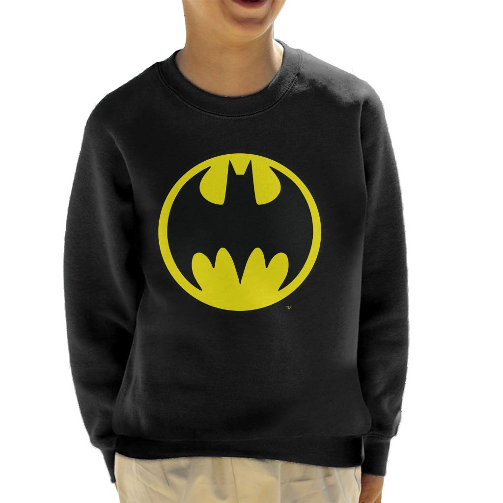 Batman Yellow Logo Kid's Sweatshirt