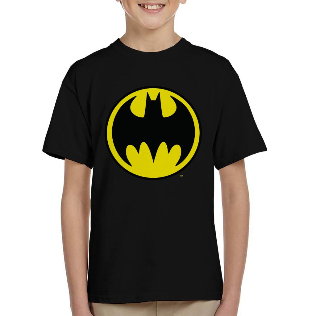 Batman Yellow Logo Kid's T-Shirt