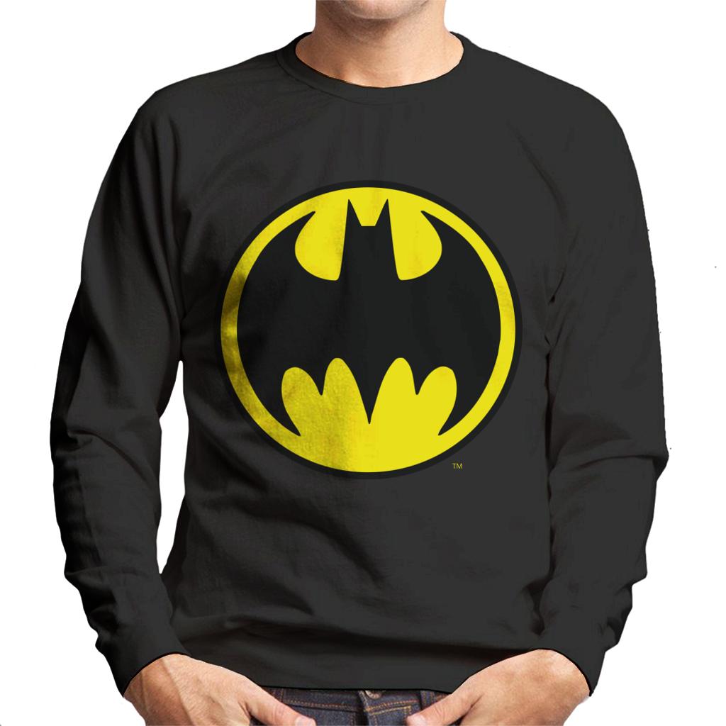 Batman Yellow Logo Men's Sweatshirt