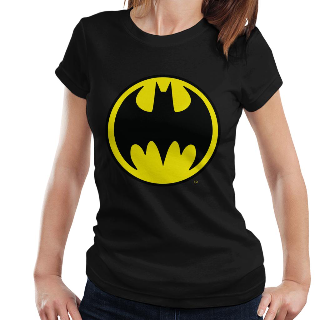 Batman Yellow Logo Women's T-Shirt