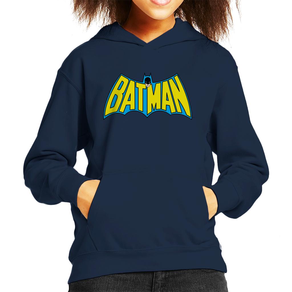 Batman Yellow Bat Symbol Kid's Hooded Sweatshirt