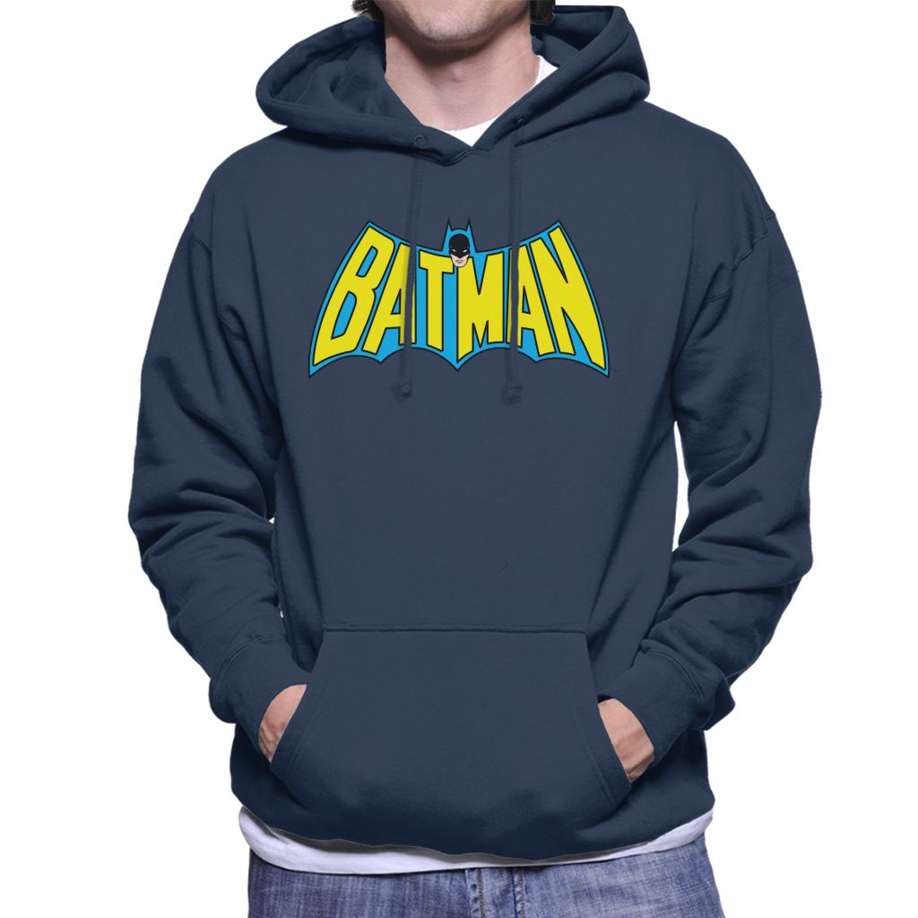 Batman Yellow Bat Symbol Men's Hooded Sweatshirt