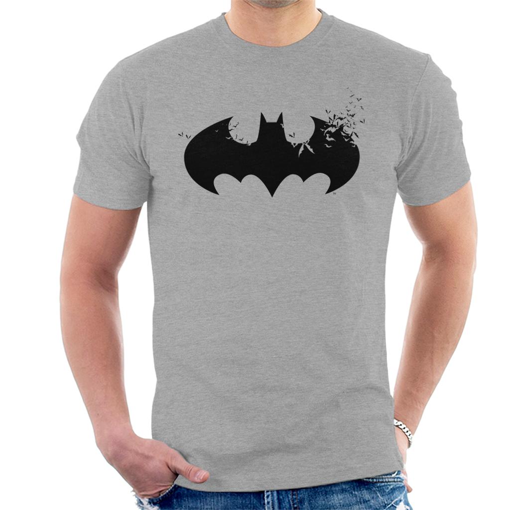 Batman Black Bat Symbol Silhouette Men's T-Shirt