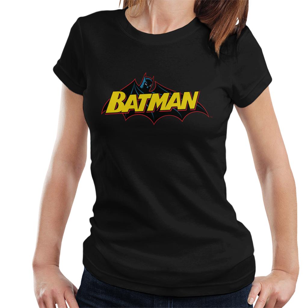 Batman Logo Red Outline Women's T-Shirt