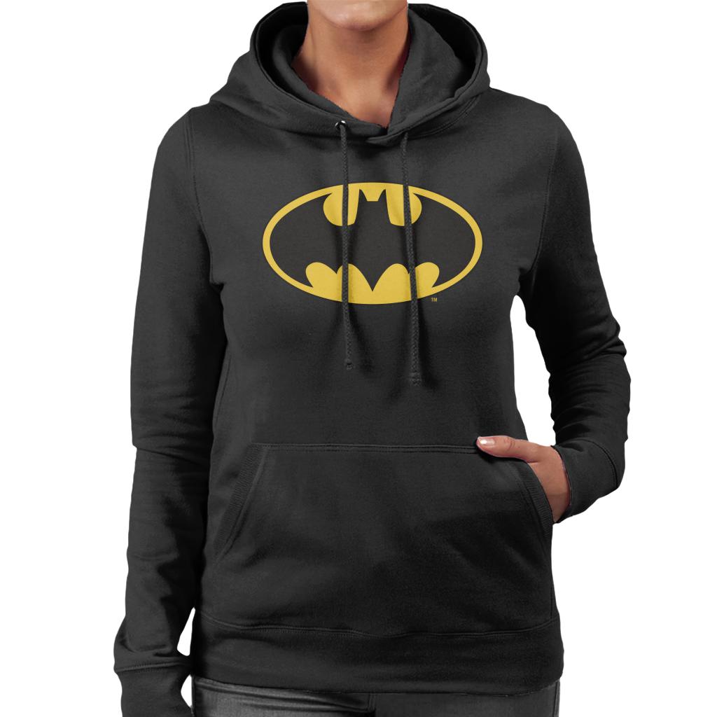 Batman Bat Symbol 1966 Logo Women's Hooded Sweatshirt