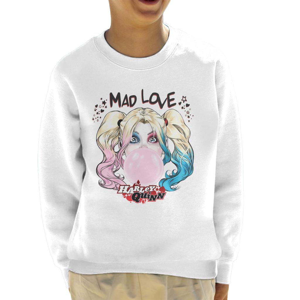 Batman Harley Quinn Bubblegum Mad Love Kid's Sweatshirt-ALL + EVERY