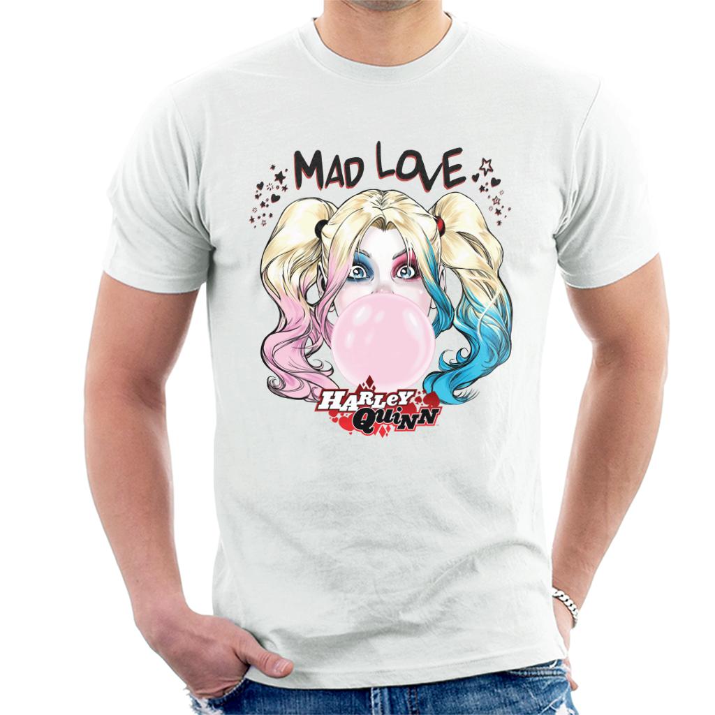 Batman Harley Quinn Bubblegum Mad Love Men's T-Shirt-ALL + EVERY