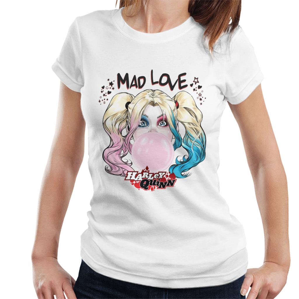 Batman Harley Quinn Bubblegum Mad Love Women's T-Shirt-ALL + EVERY