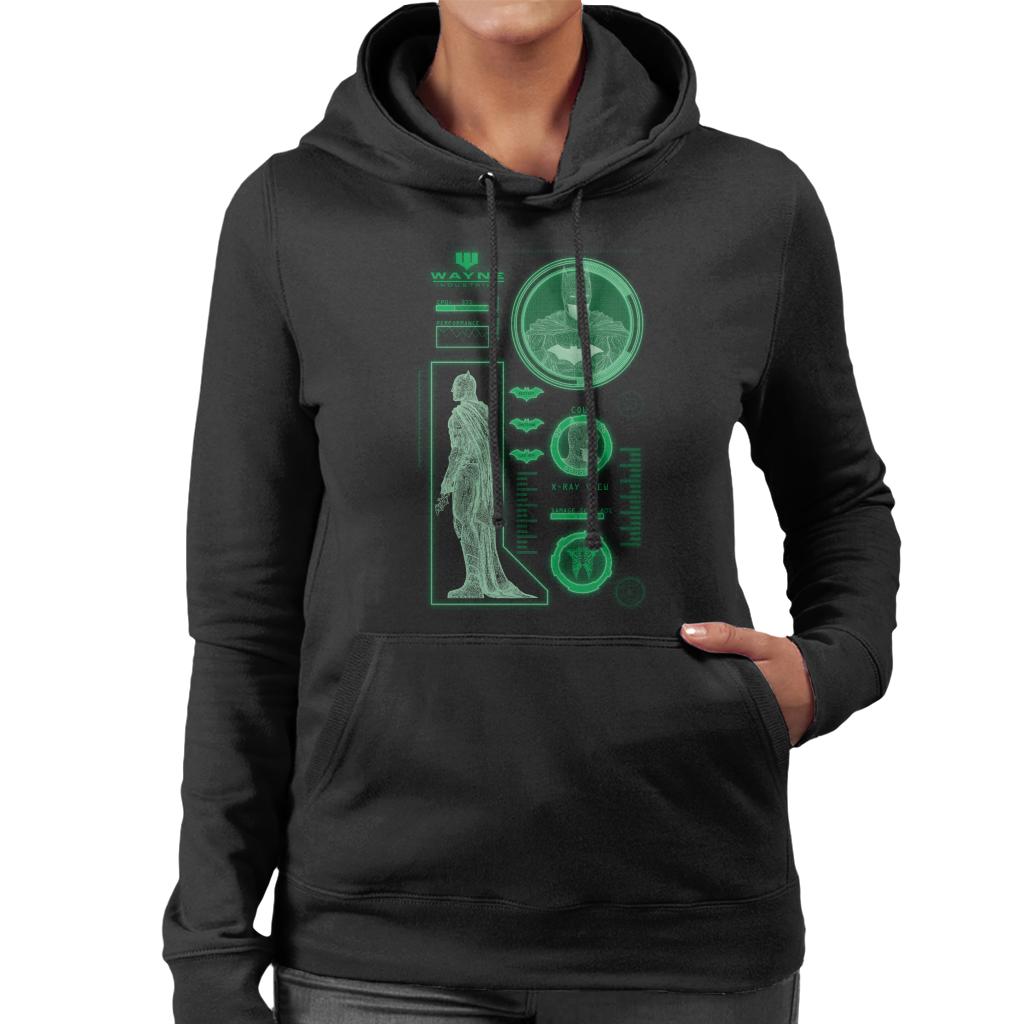 Batman Wayne Industries X Ray View Women's Hooded Sweatshirt-ALL + EVERY