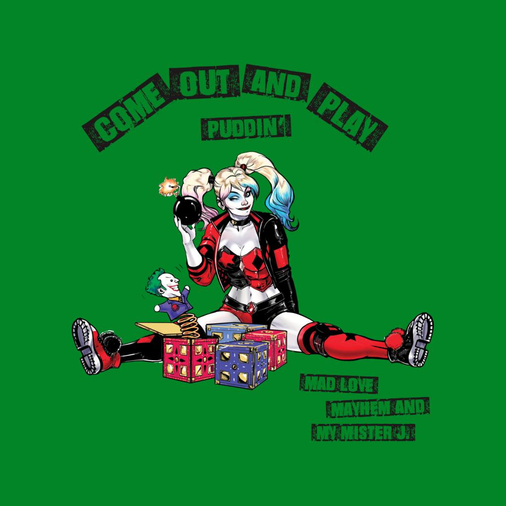 Batman Harley Quinn Come Out And Play Women's T-Shirt-ALL + EVERY