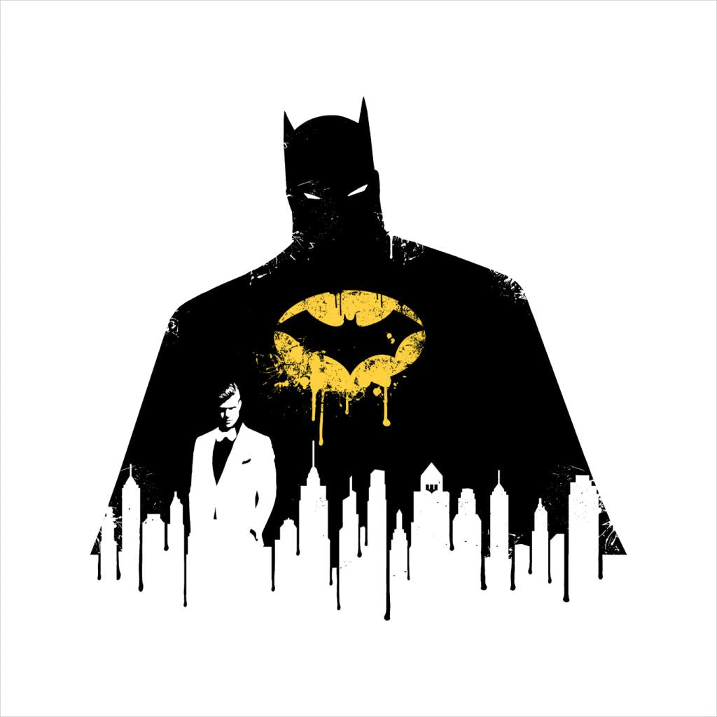 Batman Gotham City Skyscraper Silhouette Kid's T-Shirt-ALL + EVERY