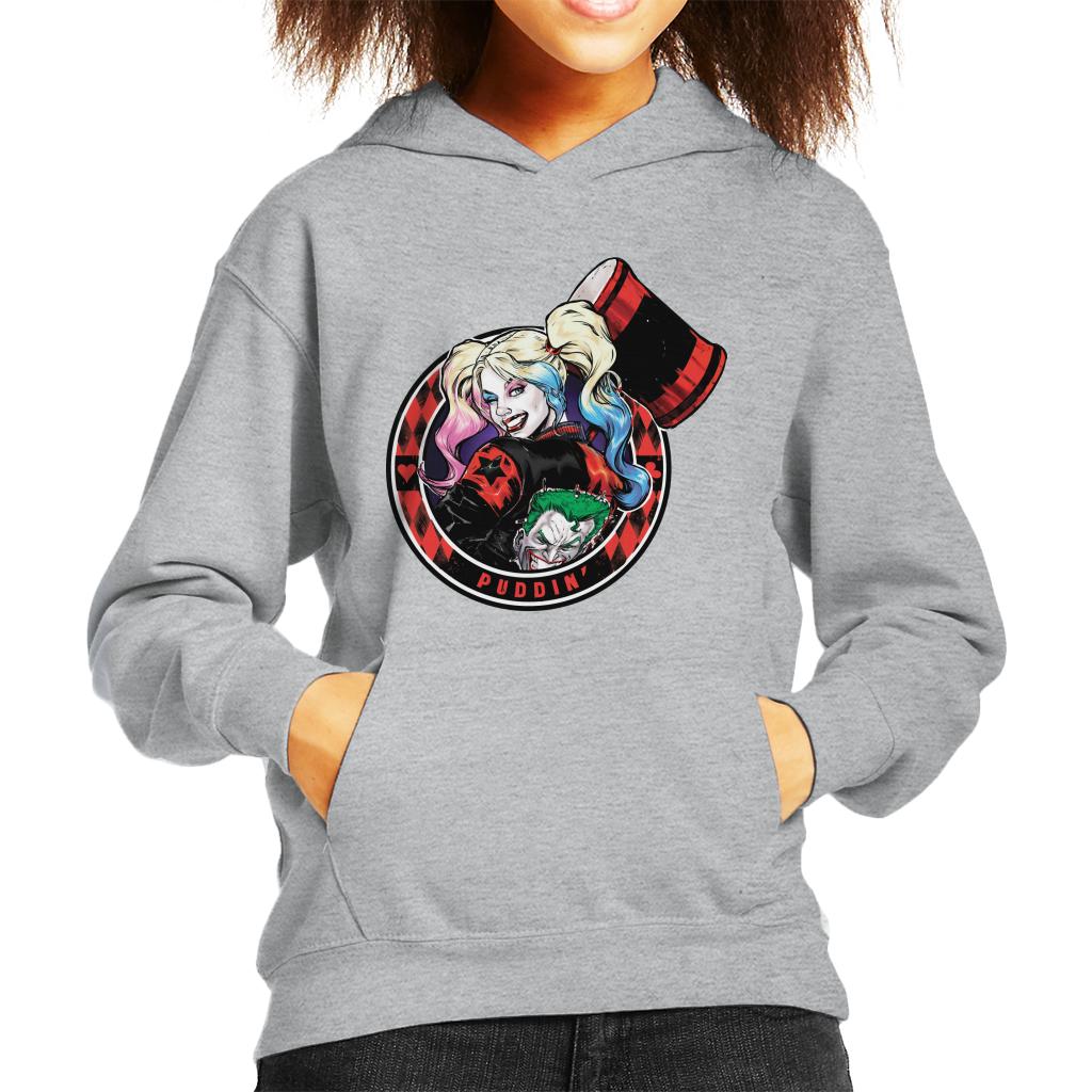 Batman Harley Quinn Vs The Joker Puddin Kid's Hooded Sweatshirt-ALL + EVERY