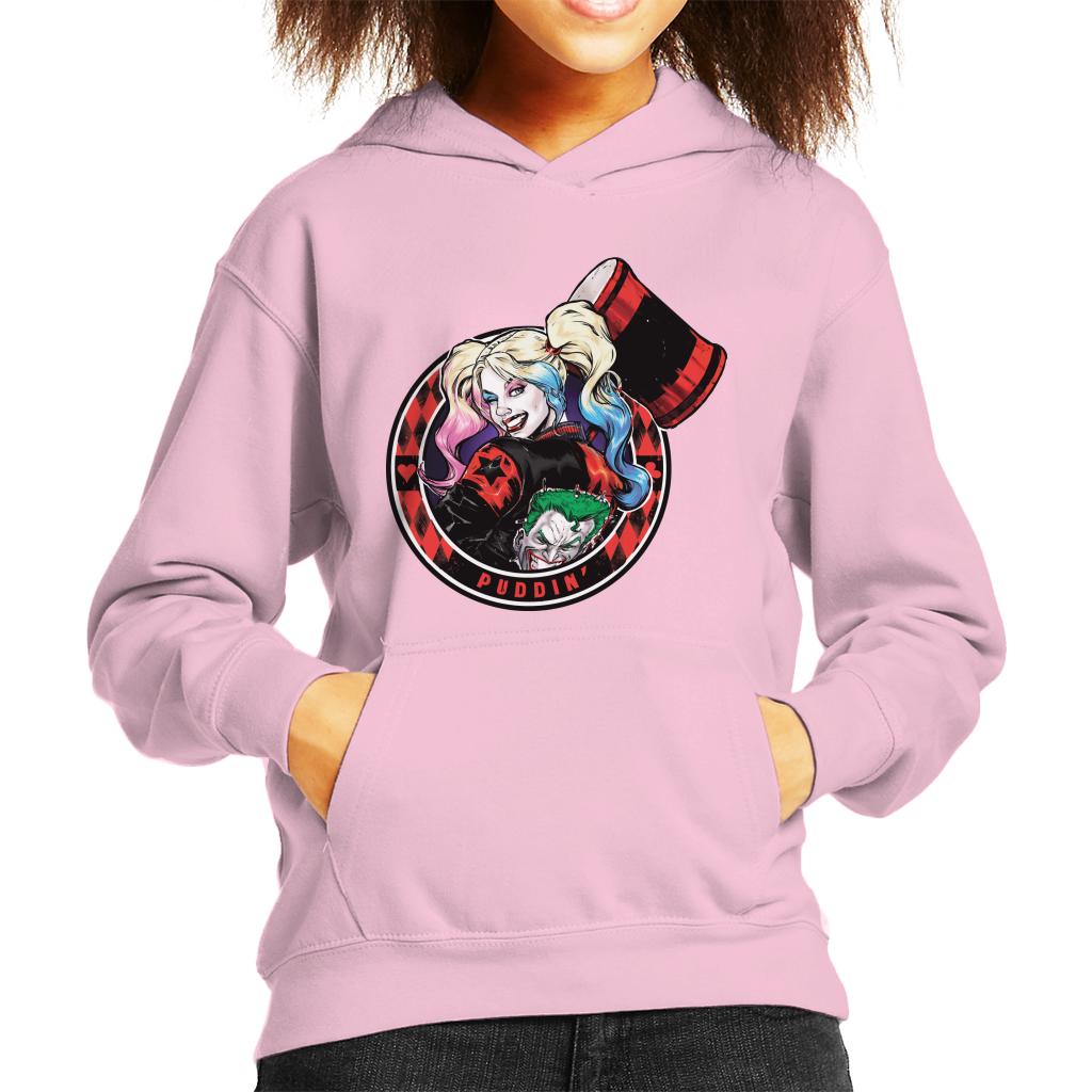 Batman Harley Quinn Vs The Joker Puddin Kid's Hooded Sweatshirt-ALL + EVERY