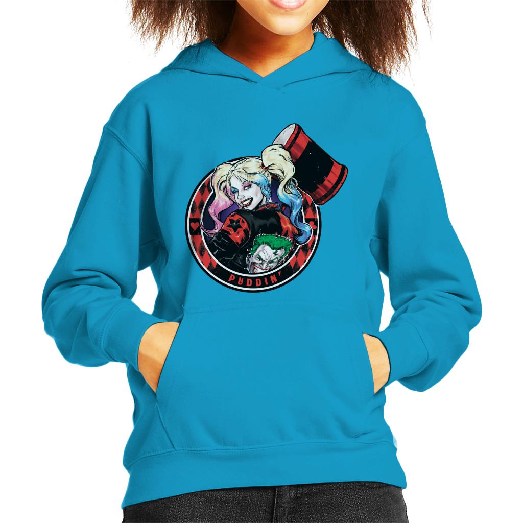 Batman Harley Quinn Vs The Joker Puddin Kid's Hooded Sweatshirt-ALL + EVERY