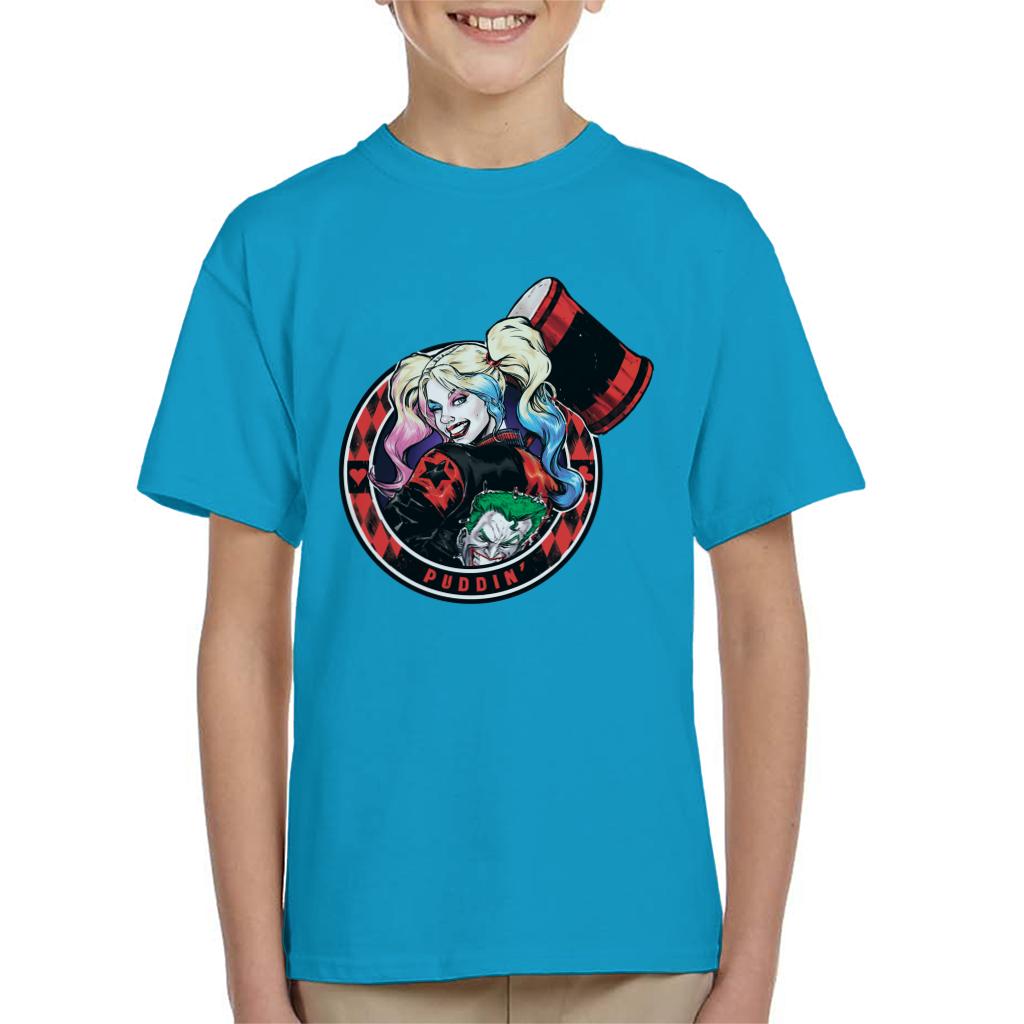 Batman Harley Quinn Vs The Joker Puddin Kid's T-Shirt-ALL + EVERY