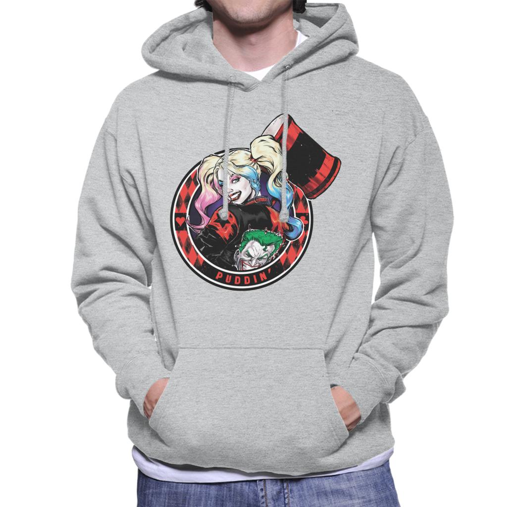 Batman Harley Quinn Vs The Joker Puddin Men's Hooded Sweatshirt-ALL + EVERY