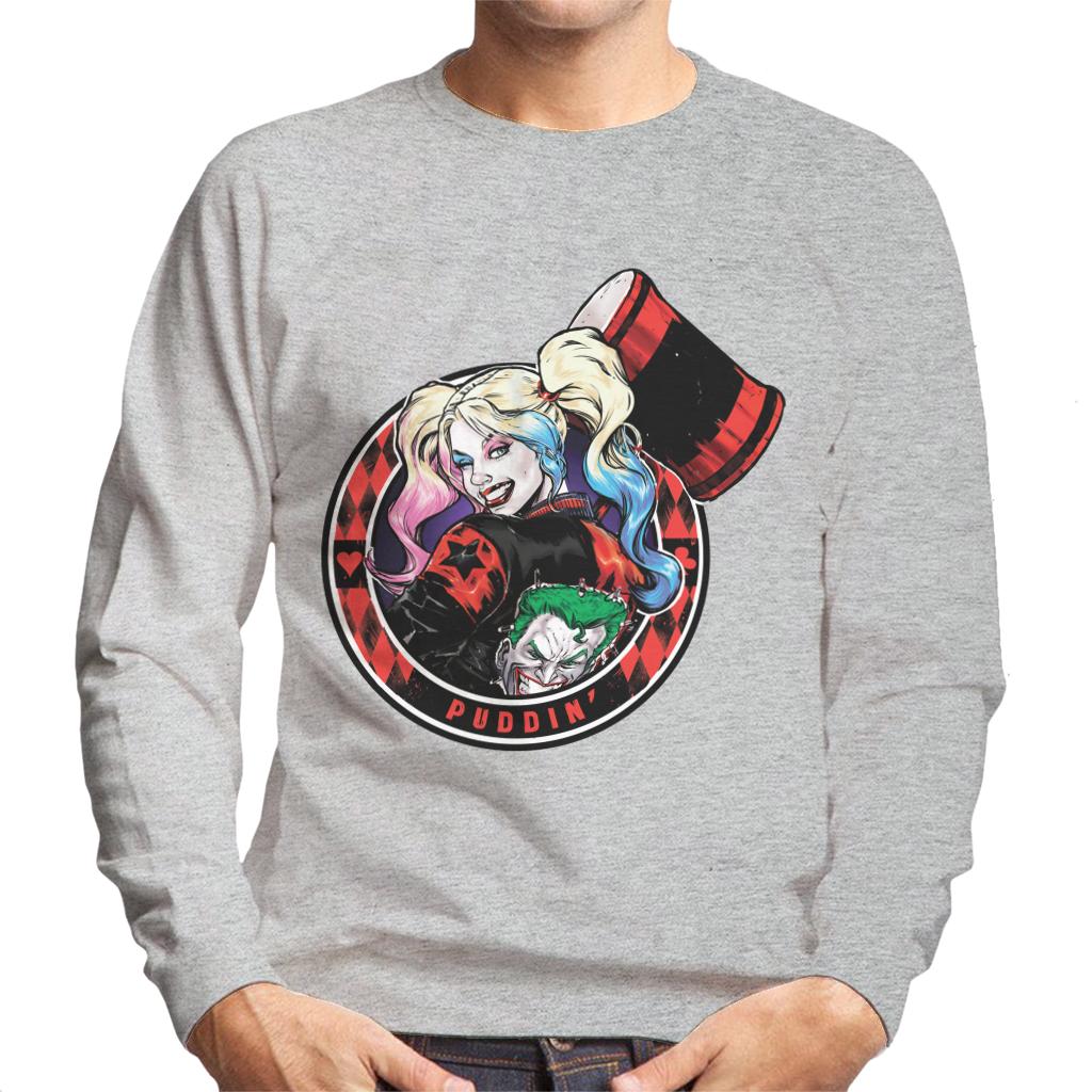 Batman Harley Quinn Vs The Joker Puddin Men's Sweatshirt-ALL + EVERY