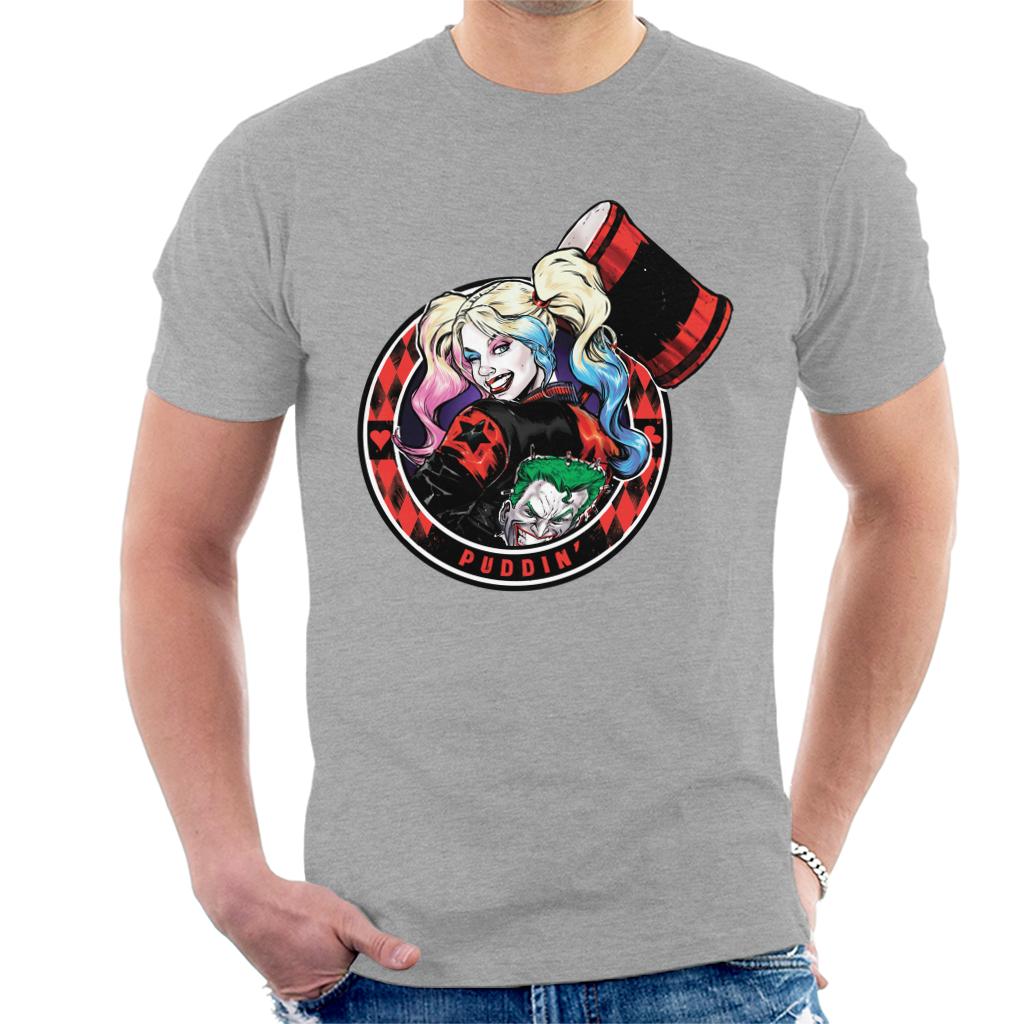 Batman Harley Quinn Vs The Joker Puddin Men's T-Shirt-ALL + EVERY