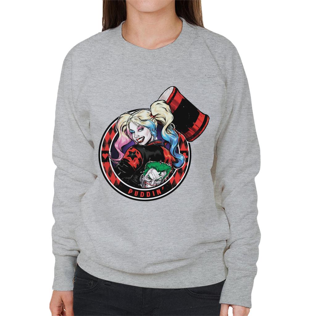 Batman Harley Quinn Vs The Joker Puddin Women's Sweatshirt-ALL + EVERY