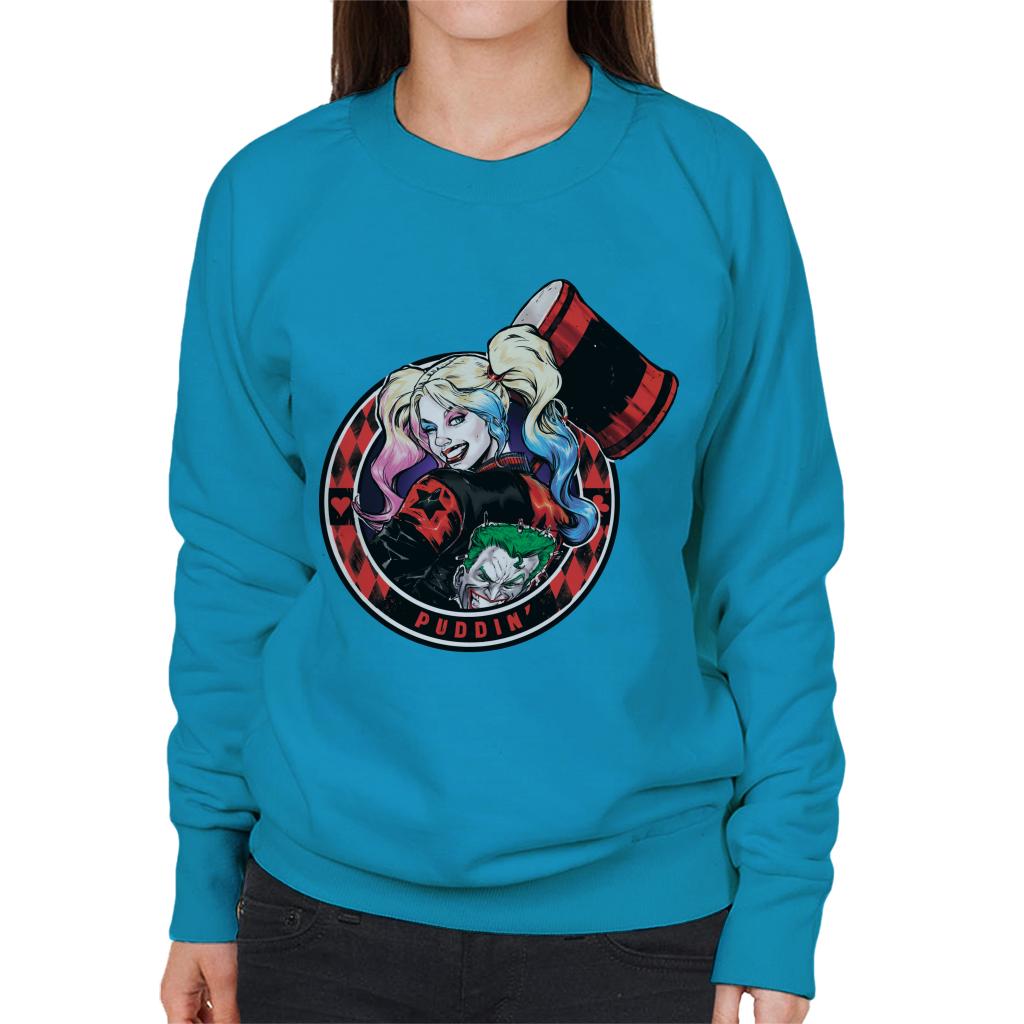 Batman Harley Quinn Vs The Joker Puddin Women's Sweatshirt-ALL + EVERY