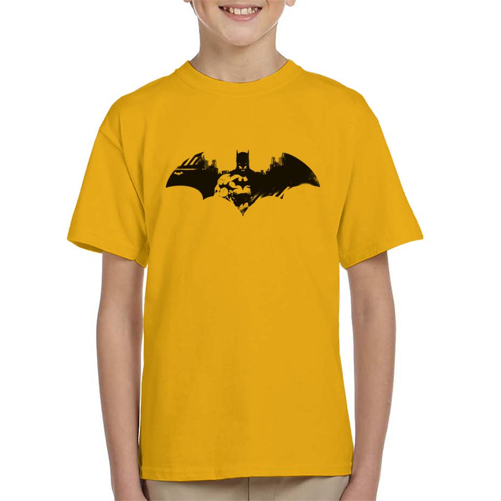 Batman Bat Symbol In Gotham City Kid's T-Shirt-ALL + EVERY