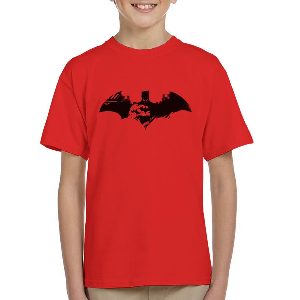 Batman Bat Symbol In Gotham City Kid's T-Shirt-ALL + EVERY