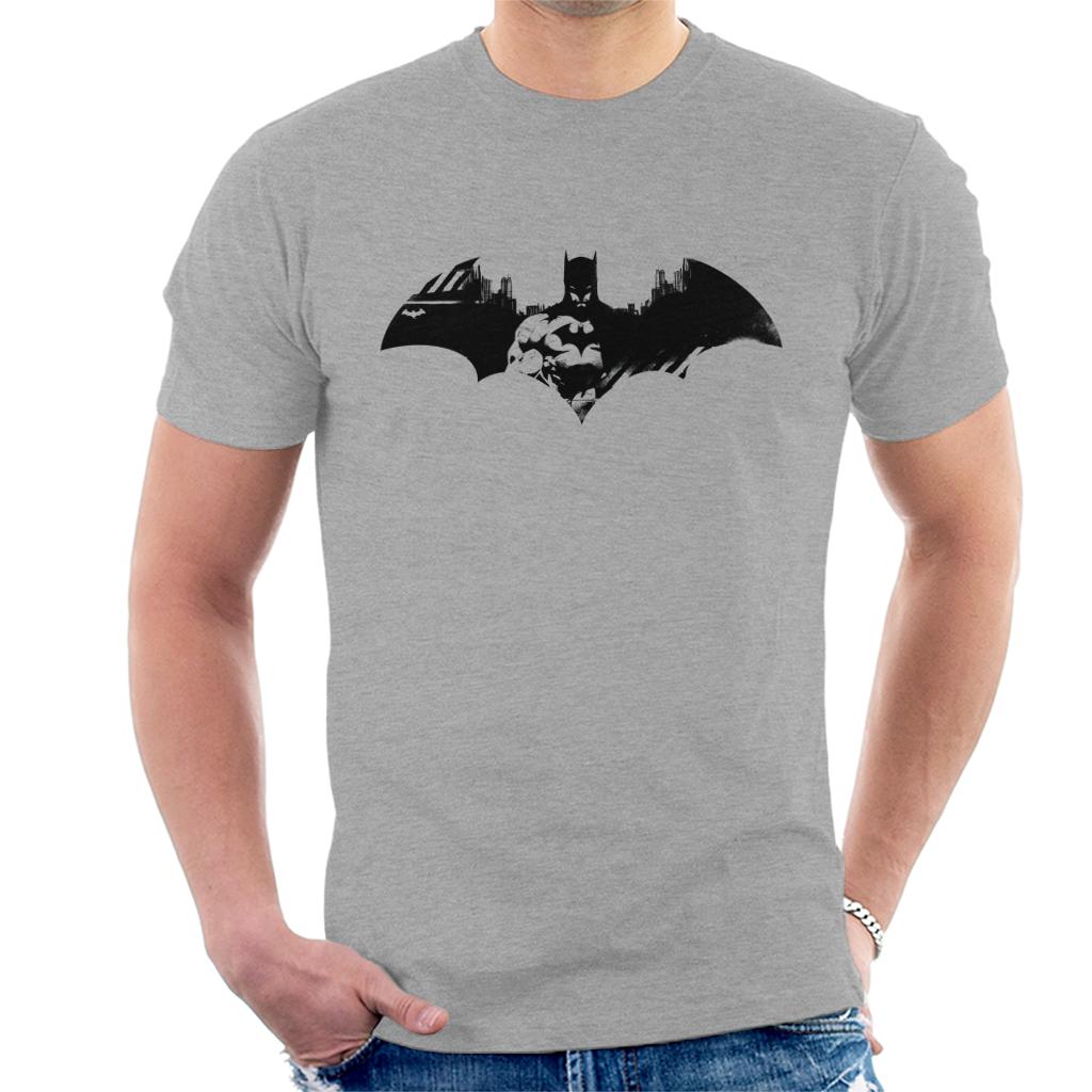 Batman Bat Symbol In Gotham City Men's T-Shirt-ALL + EVERY