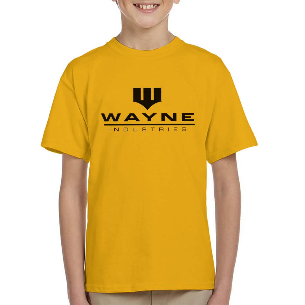 Batman Wayne Industries Logo Kid's T-Shirt-ALL + EVERY