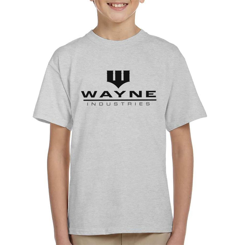 Batman Wayne Industries Logo Kid's T-Shirt-ALL + EVERY