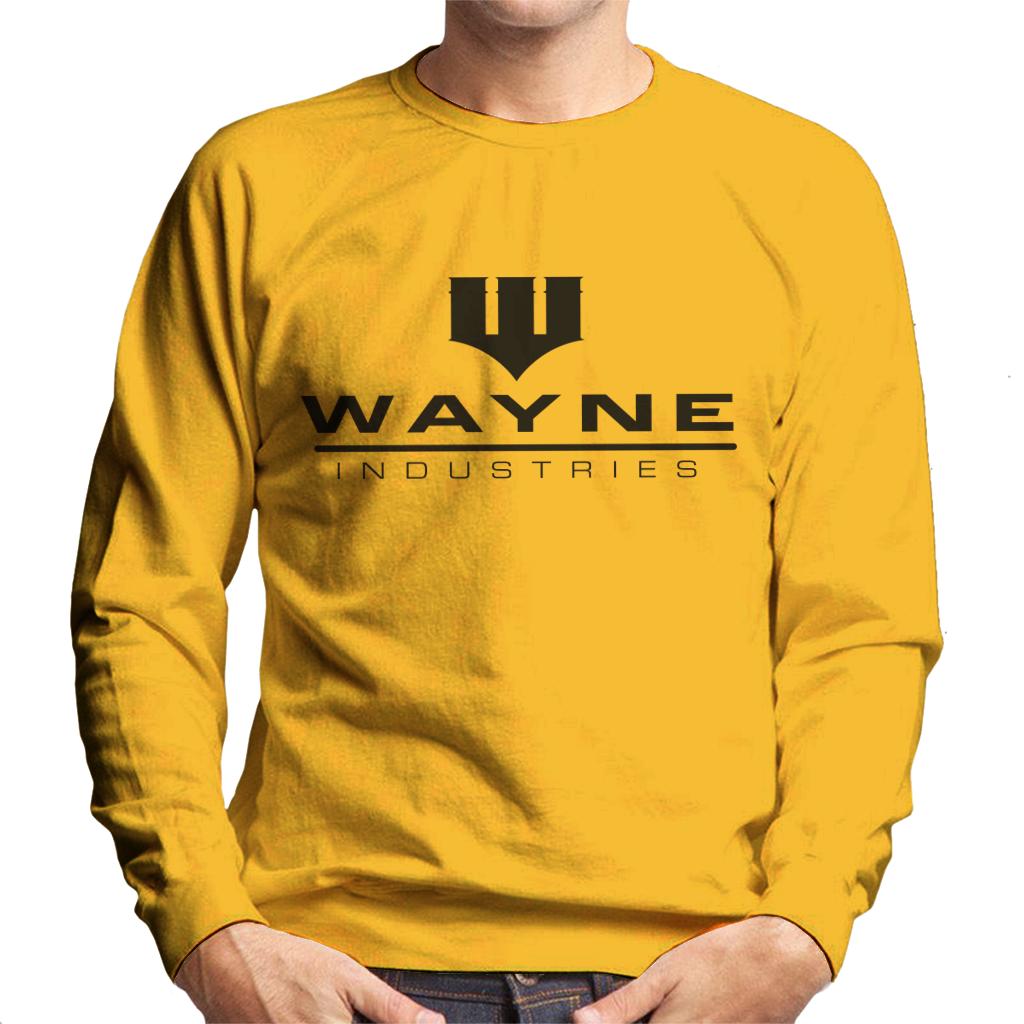 Batman Wayne Industries Logo Men's Sweatshirt-ALL + EVERY