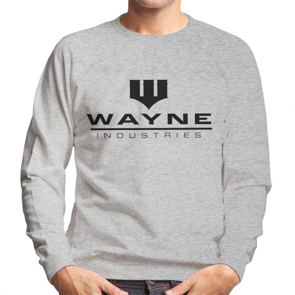 Batman Wayne Industries Logo Men's Sweatshirt-ALL + EVERY