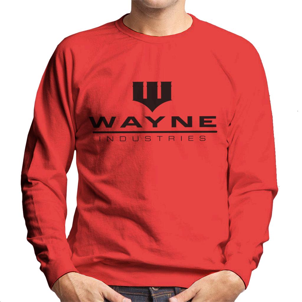 Batman Wayne Industries Logo Men's Sweatshirt-ALL + EVERY