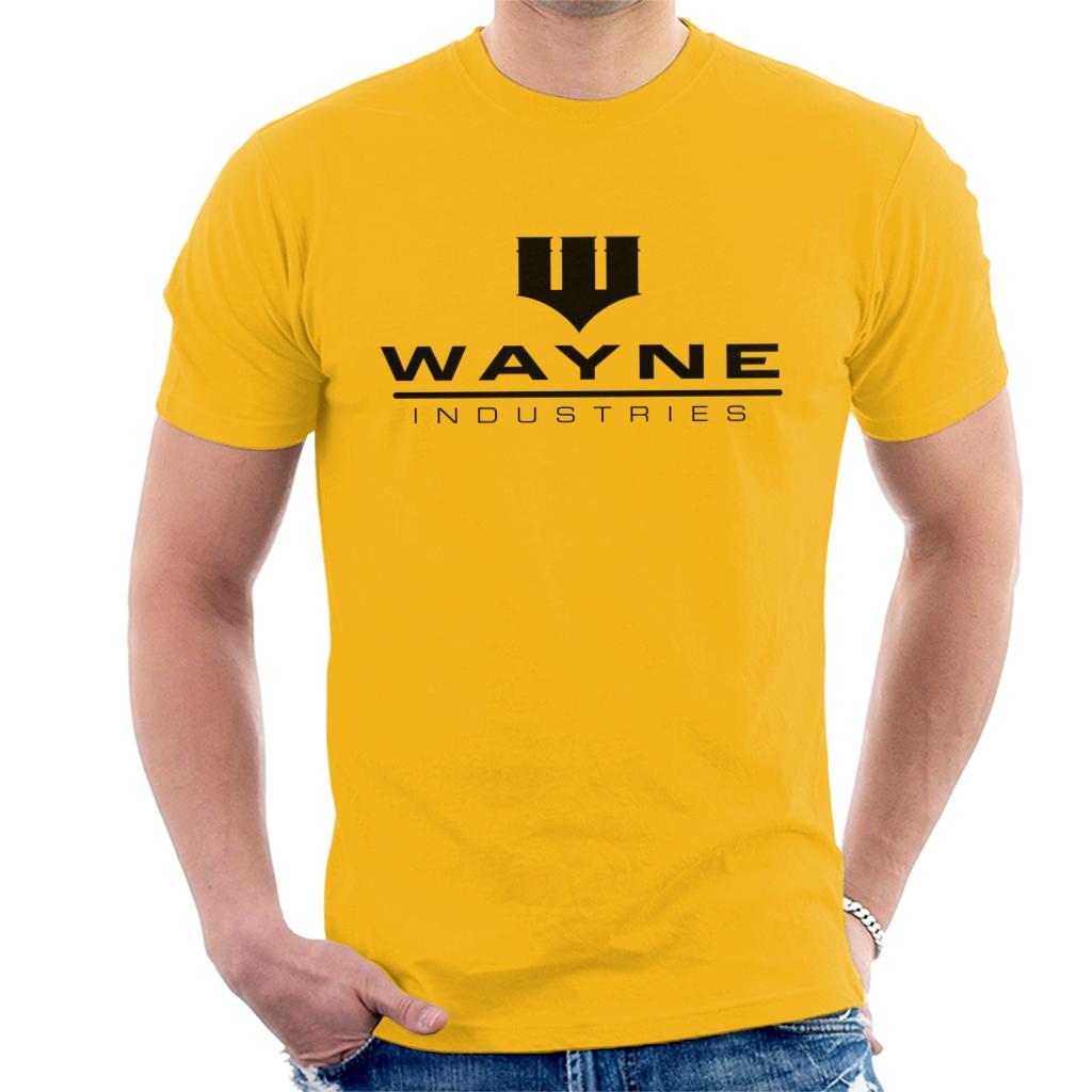 Batman Wayne Industries Logo Men's T-Shirt-ALL + EVERY