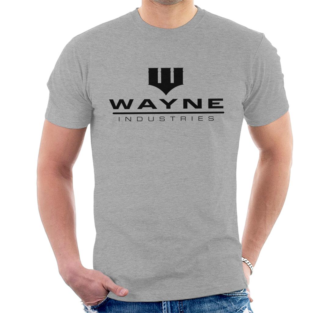 Batman Wayne Industries Logo Men's T-Shirt-ALL + EVERY