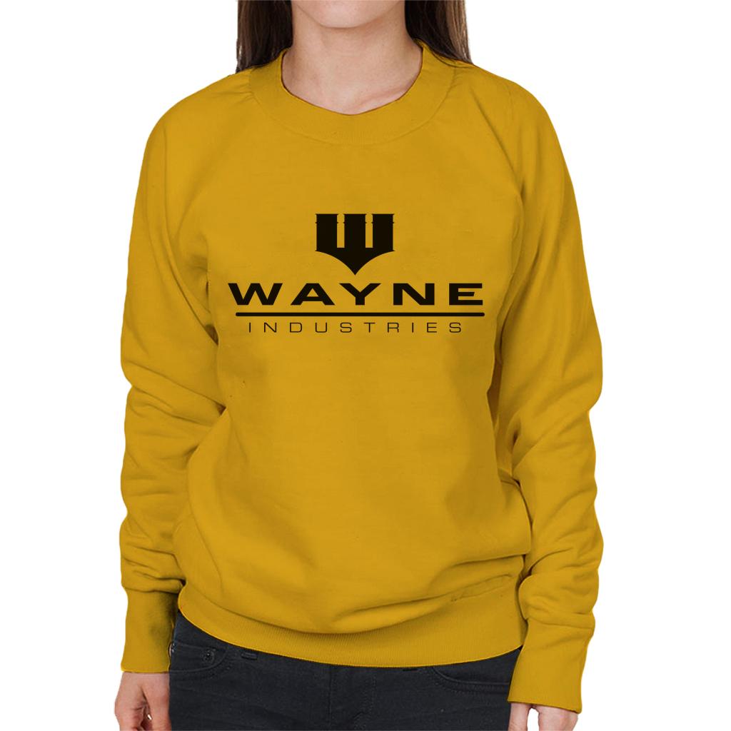 Batman Wayne Industries Logo Women's Sweatshirt-ALL + EVERY