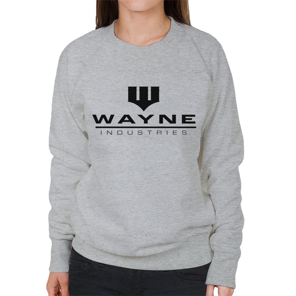 Batman Wayne Industries Logo Women's Sweatshirt-ALL + EVERY