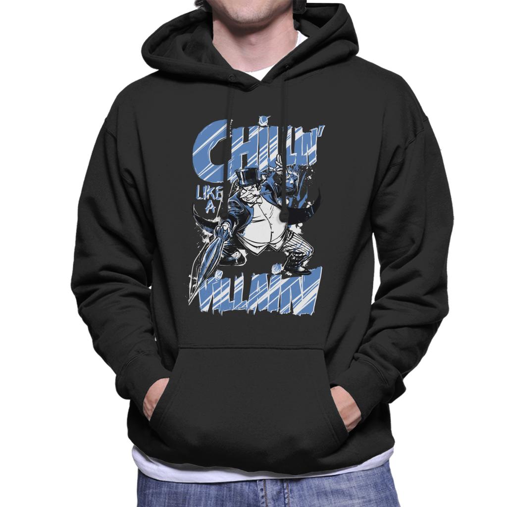 Batman The Penguin Chillin Like A Villain Men's Hooded Sweatshirt-ALL + EVERY