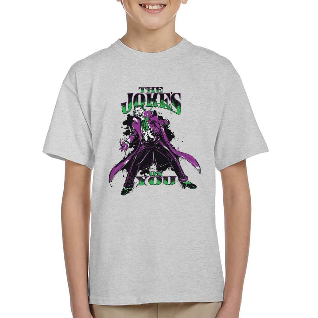 Batman The Joker The Jokes On You Kid's T-Shirt-ALL + EVERY