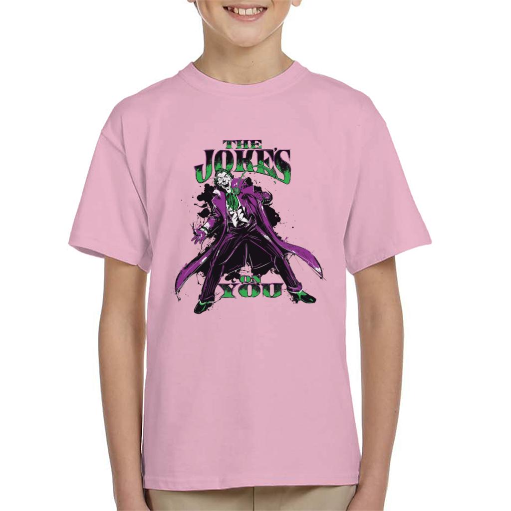 Batman The Joker The Jokes On You Kid's T-Shirt-ALL + EVERY