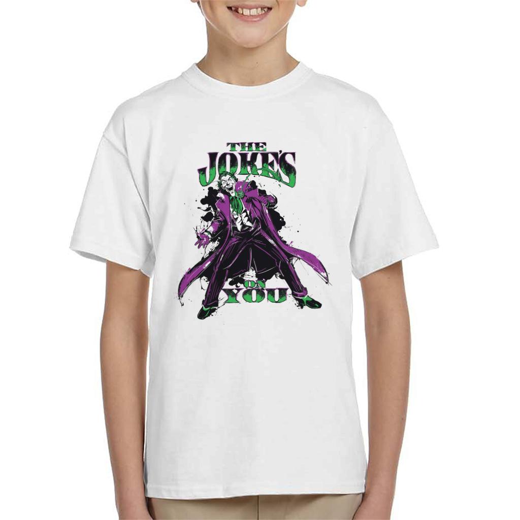 Batman The Joker The Jokes On You Kid's T-Shirt-ALL + EVERY