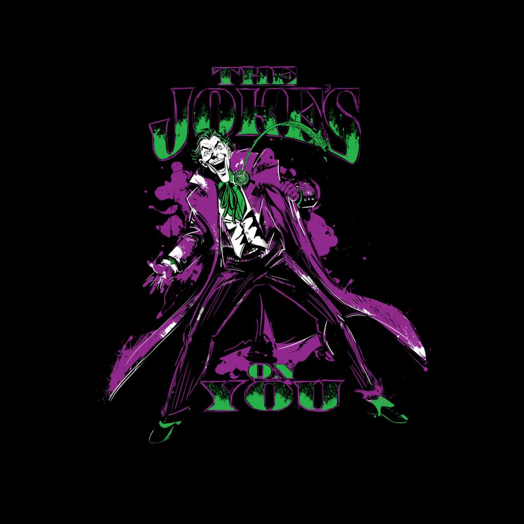 Batman The Joker Laughing The Jokes On You Men's T-Shirt-ALL + EVERY