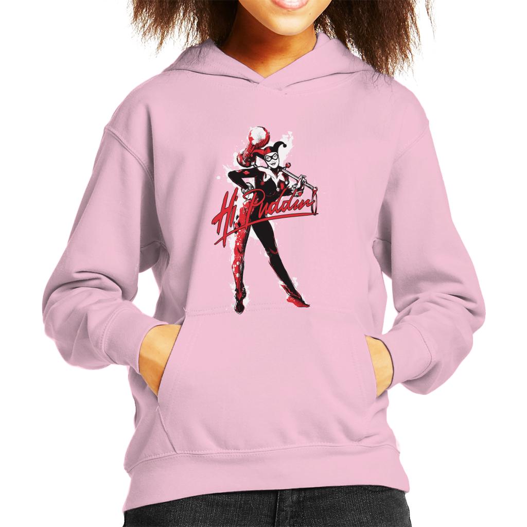 Batman Harley Quinn Hi Puddin Kid's Hooded Sweatshirt-ALL + EVERY