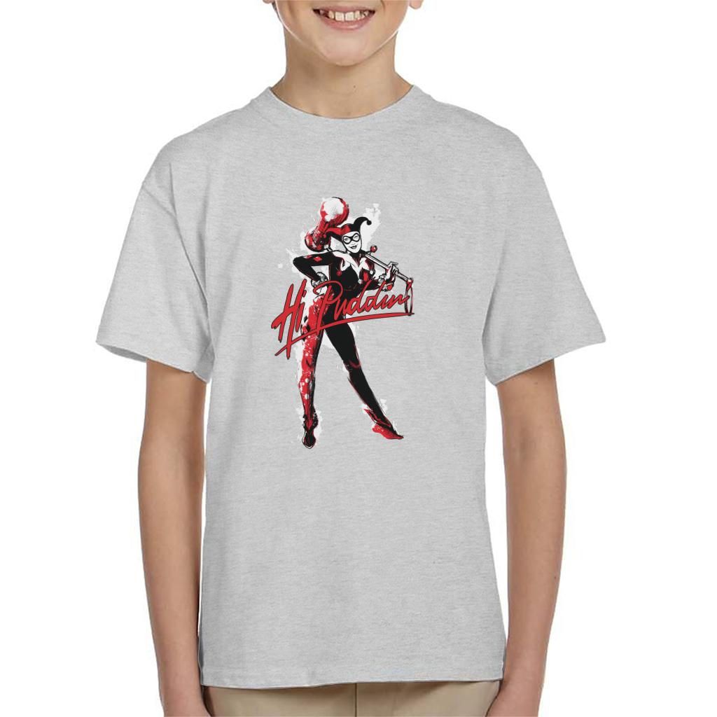 Batman Harley Quinn Hi Puddin Kid's T-Shirt-ALL + EVERY