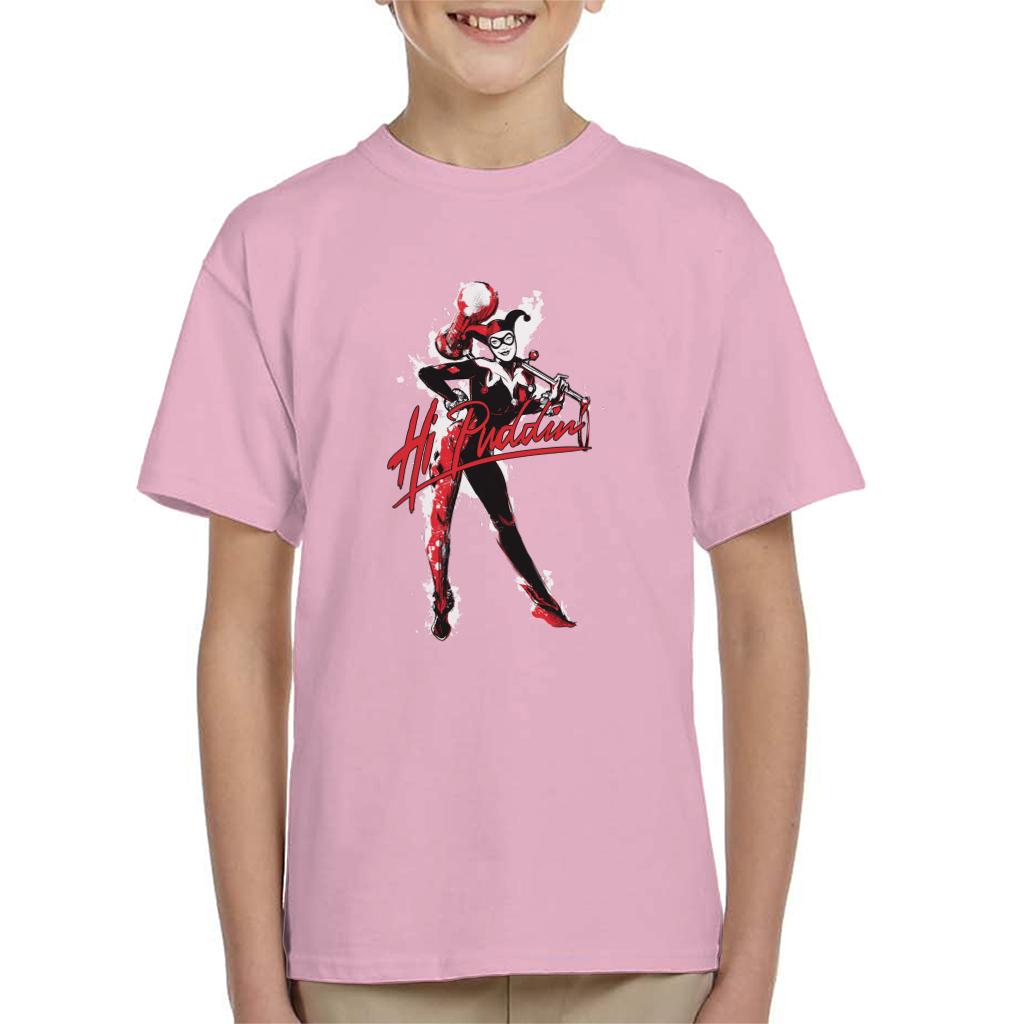 Batman Harley Quinn Hi Puddin Kid's T-Shirt-ALL + EVERY