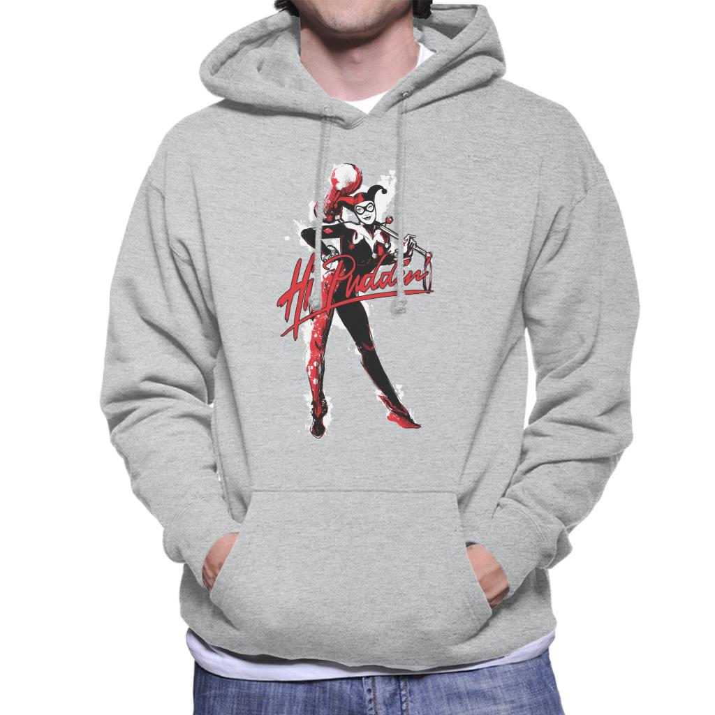 Batman Harley Quinn Hi Puddin Men's Hooded Sweatshirt-ALL + EVERY