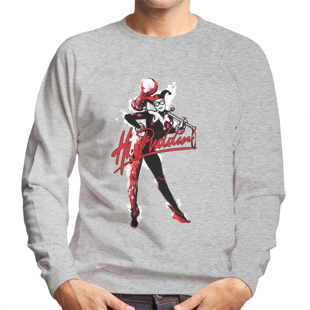 Batman Harley Quinn Hi Puddin Men's Sweatshirt-ALL + EVERY