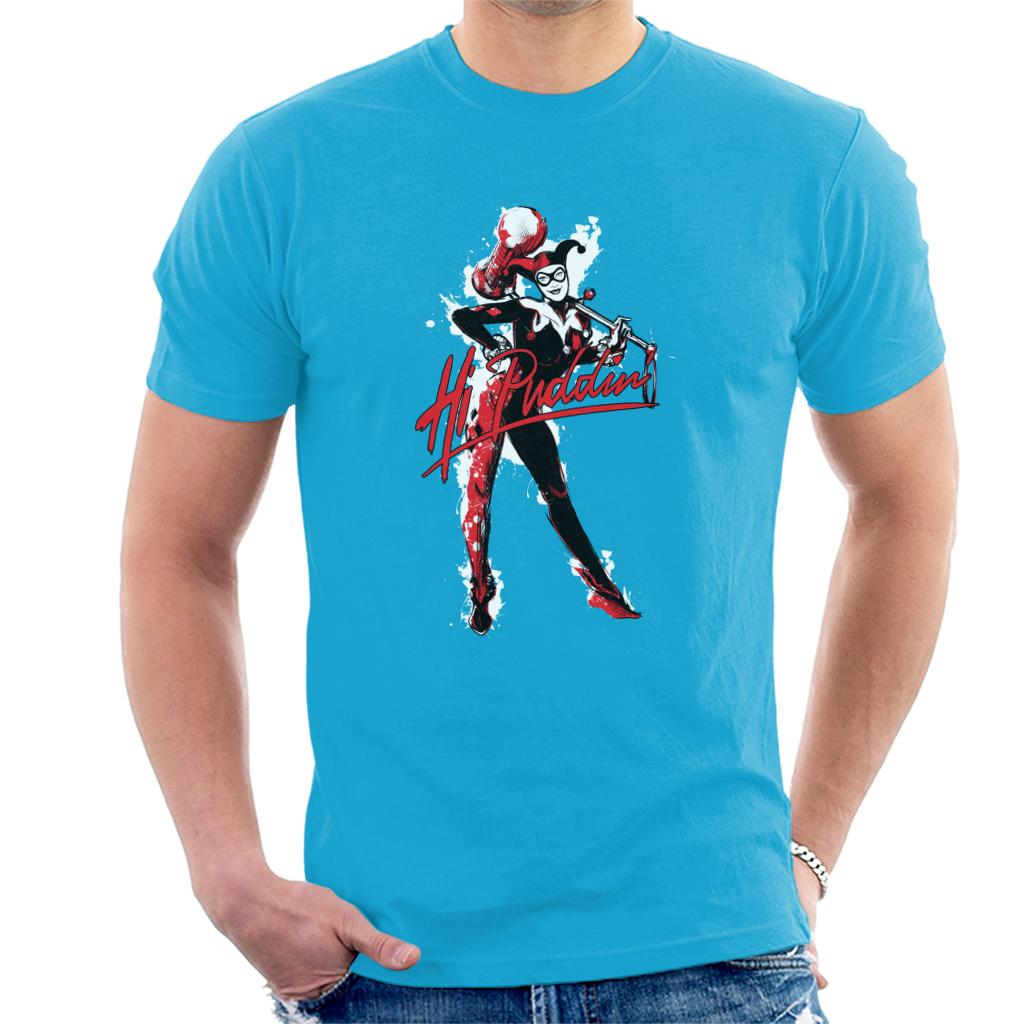 Batman Harley Quinn Hi Puddin Men's T-Shirt-ALL + EVERY