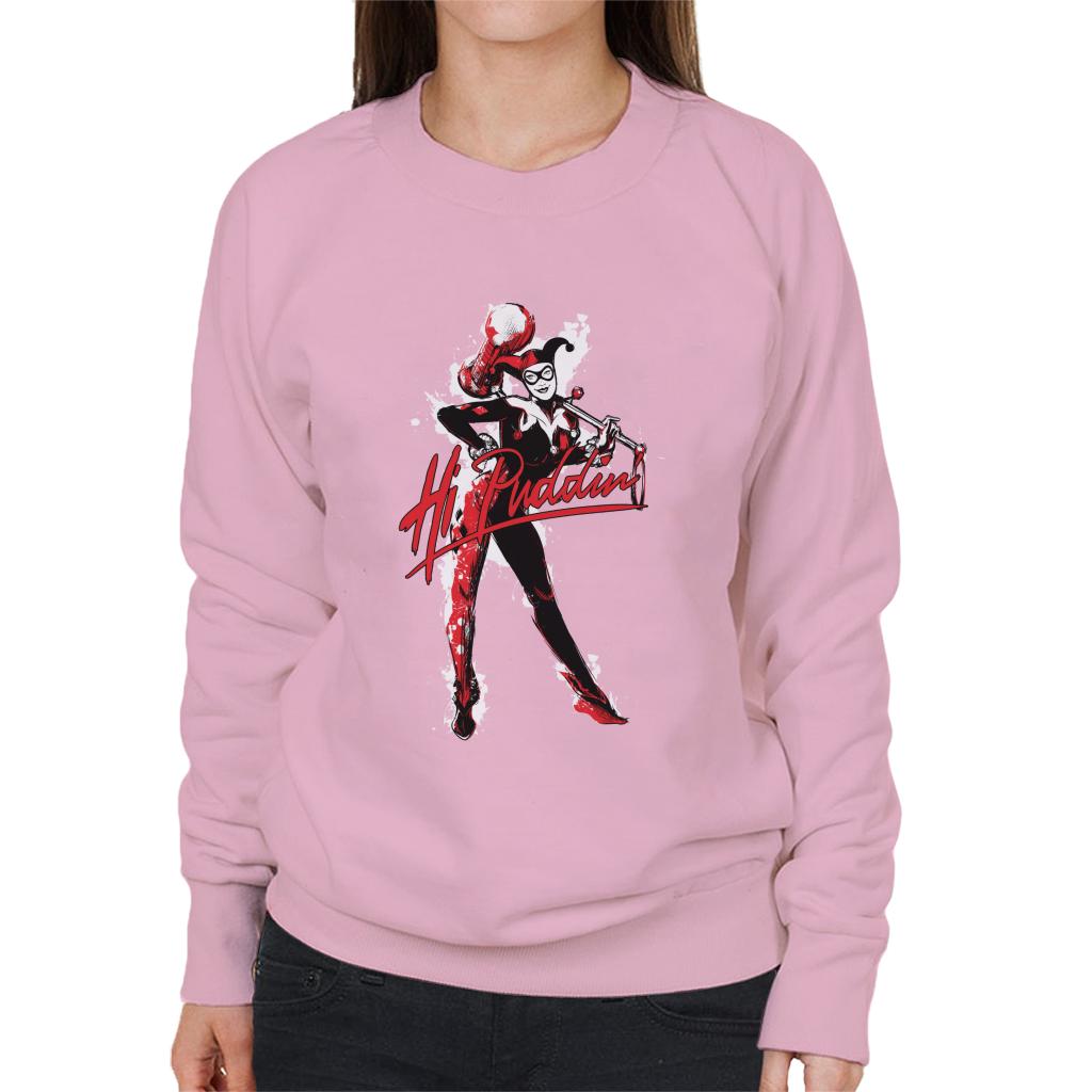 Batman Harley Quinn Hi Puddin Women's Sweatshirt-ALL + EVERY