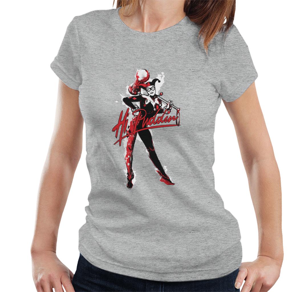 Batman Harley Quinn Hi Puddin Women's T-Shirt-ALL + EVERY